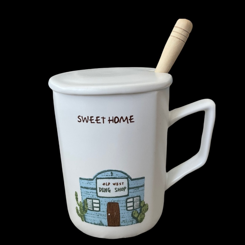 NIB MINISO House Pattern Ceramic Mug – C Version - Picture 2 of 3